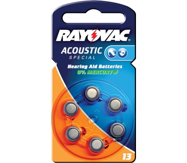 Rayovac Hearing aid 13, 6-pack