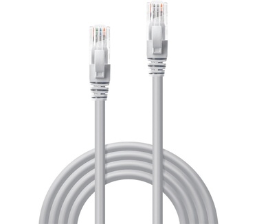 Lindy RJ-45 Cat6 U/UTP 5 m Grijs