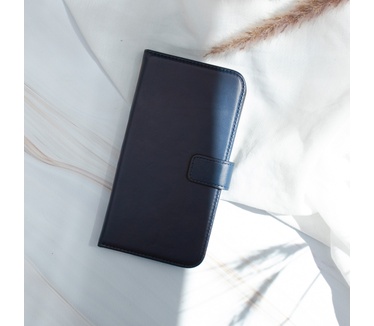 Selencia Echt Lederen Bookcase Samsung Galaxy S10 - Blauw