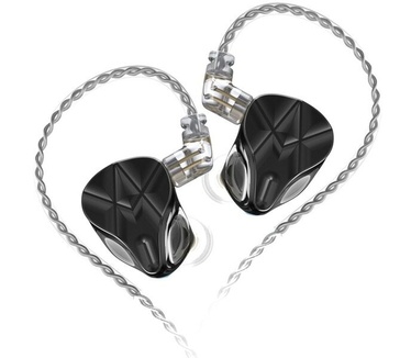 KZ Acoustics KZ ASF - 5BA IEM, zonder microfoon (Zwart)