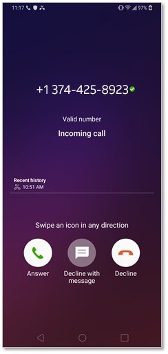 smartphone validated