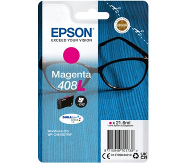 Epson Singlepack Magenta 408L DURABrite Ultra Ink