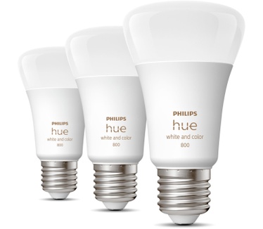 Philips Hue White en Color Ambiance E27 800 lumen Bluetooth (3-pack)