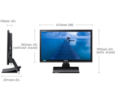 Samsung Syncmaster S19A200NW Zwart