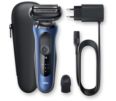 Braun Series 6 60-B1000s Elektrisch Scheerapparaat, Blauw