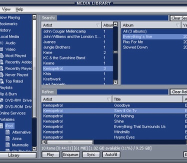 Winamp iPod Plugin screenshot (resized)