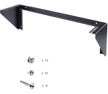 Startech.com 3U 19" Wandmonteerbare Verticale Rack Beugel, Switch/Patch Panel Rack Bracket voor Data/AV/IT/Computer, Verticale Muurbeugel, 3U Rack voor Cabinet en Server Ruimte, 68kg Draagvermogen