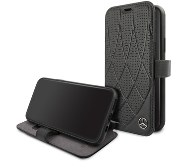 Mercedes-Benz New Bow Book Case - iPhone 11 Pro (5.8'') - Zwart  Zwart