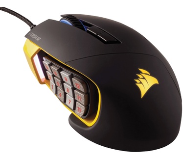 Corsair Scimitar Pro RGB Geel