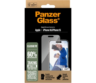 PanzerGlass PG Scrn iPhone 16 6.1Inch Classic Fit
