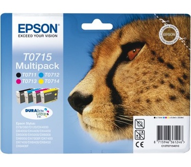 Epson Multipack 4-kleur T0715 DURABrite Ultra Ink