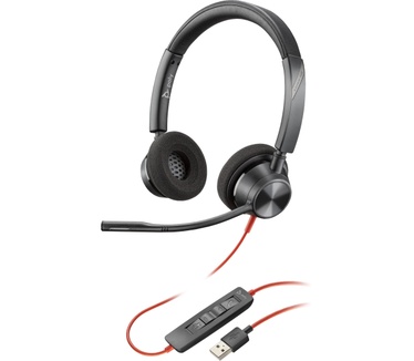 Poly Blackwire 3320 HS (Zwart)