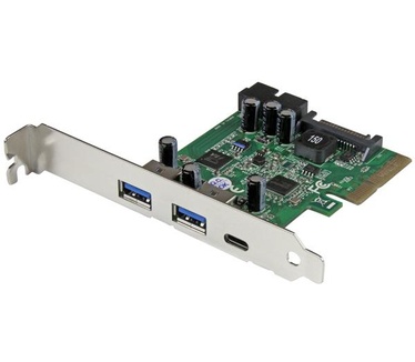 Startech.com 5-Poorts USB 3.1 (10Gbps) uitbreidingskaart - 1x USB-C, 2x USB-A + 2x IDC (5Gbps) combo card - PCIe
