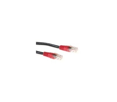 Advanced Cable Technology Zwarte 1 meter UTP CAT6 patchkabel cross met RJ45 connectoren