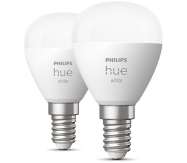 Philips Hue White - E14 Kogellamp - 470 lumen (2-pack)