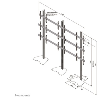 Neomounts by Newstar NeoMounts PRO videowall meubel NMPRO-S33