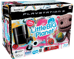 Sony PlayStation 3 80GB & LittleBigPlanet Zwart
