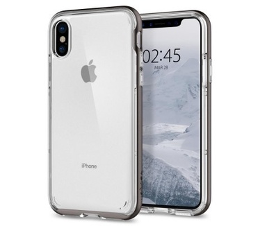 Spigen Apple iPhone X Hoesje Neo Hybrid Crystal Grijs