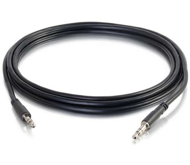 CablesToGo 3 m dunne aux 3.5 mm audiokabel - M/M