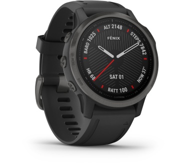 Garmin Fenix 6S Sapphire Grijs (Zwart)