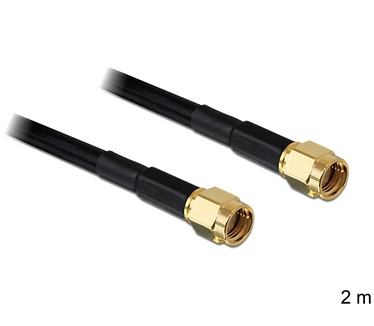 Delock RP-SMA - RP-SMA, 2m