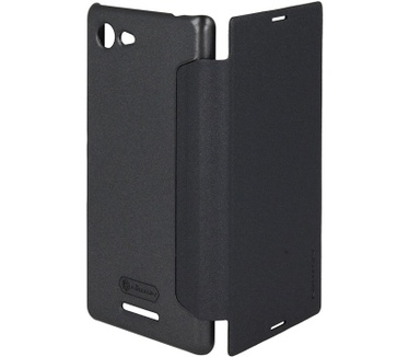 Nillkin New Sparkle Book Case voor Sony Xperia E3 - Zwart