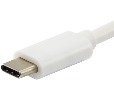 Equip USB Type C to VGA Female/USB A Female/PD Adapter