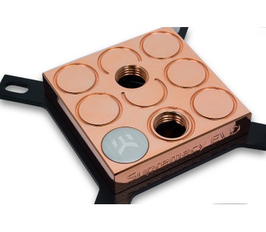 EK Water Blocks EkWaterBlocks EK-Supremacy EVO Full Copper (Original CSQ) CPU-vandblokering til flydende kÃžlesystem