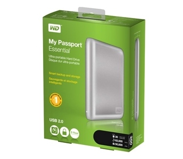WD My Passport Essential 500GB Zilver