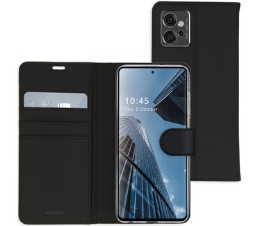 Accezz Wallet Softcase Bookcase Motorola Moto G32 - Zwart
