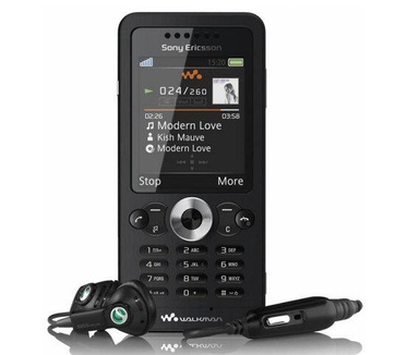 Sony Ericsson W302 Midnight Black Zwart