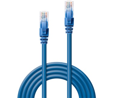 Lindy cat. 6 U/UTP 0.3 m Blauw