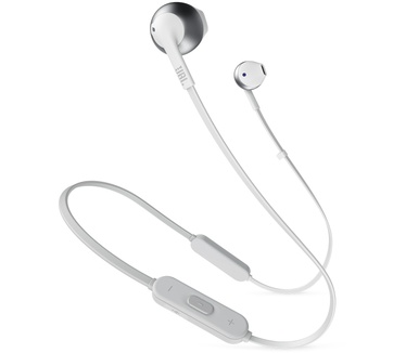 JBL T205 (Chroom, Wit)