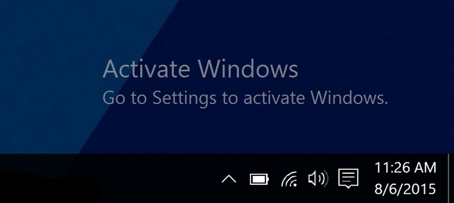 Windows 10 niet geactiveerd