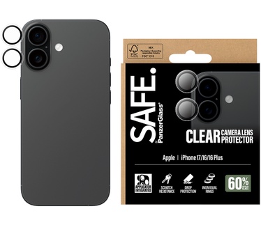 PanzerGlass SAFE. by PanzerGlass® Camera Lens Protector Transparent iPhone 17 | iPhone 16 | 16 Plus