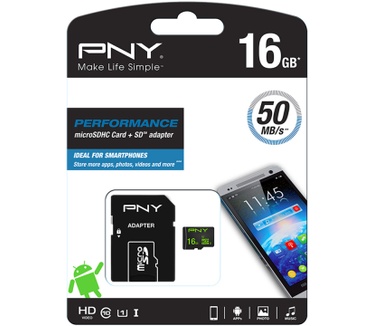 PNY MicroSD Performance 16GB