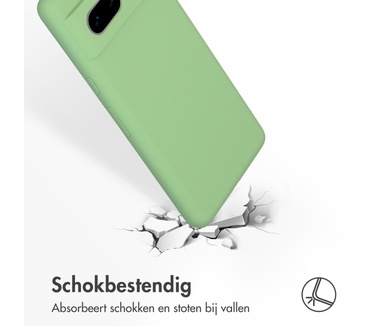 Accezz Liquid Silicone Backcover Google Pixel 7 - Groen