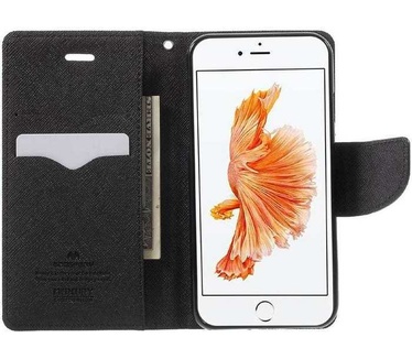 Mercury Fancy Diary WalletCase Apple iPhone 6/6S (4.7'') - Zwart Zwart