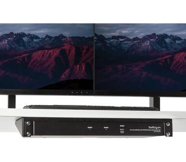 Startech.com 1U 19" Wandmonteerbaar Vertical Rack, Switch/Patch Panel Rack Beugel voor Data/AV/IT/Computer, Verticale Bevestiging, 1U Rack voor Server Room, 59kg Draagvermogen