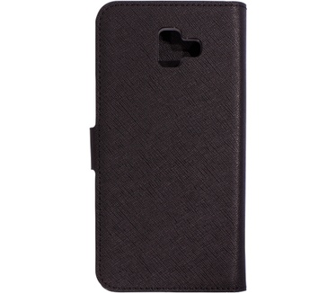 Mobiparts Saffiano Wallet Case Samsung Galaxy J6 Plus (2018) Black