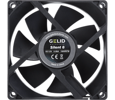 Gelid Solutions Silent 8 - Black, 80mm