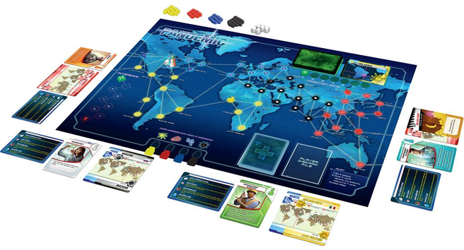 Pandemic, een van de populaire bordspellen uit het portefeuille van Asmodee