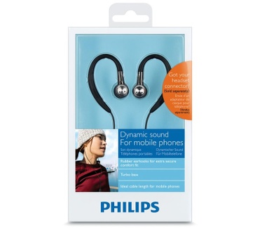Philips Ear hook Headphone SHH8008 (Zwart)