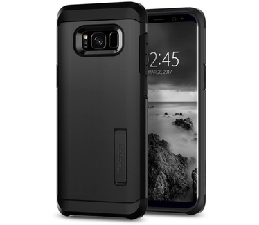 Spigen Samsung Galaxy S8 Hoesje Tough Armor  Zwart