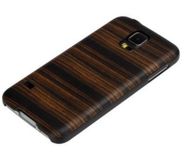 Man&Wood Ebony Snap On Case for Samsung Galaxy S5