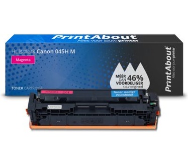 PrintAbout Huismerk Canon 045H M Toner Magenta Hoge capaciteit