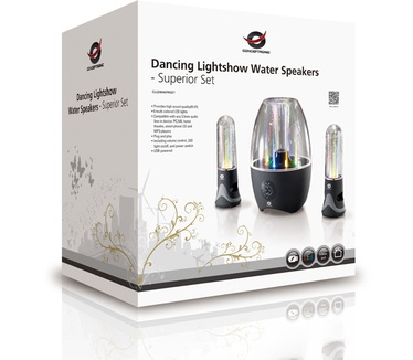 Conceptronic Waterdansluidsprekers met lichtspektakel ? Superior-set