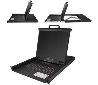 Startech.com 16 poorts KVM console voor server rack 19" 1U
