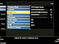 Panasonic Viera VT50 menu