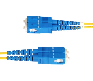 Startech.com 15m LC naar SC (UPC) OS2 Single Mode Duplex Glasvezel Kabel, 9/125µm, Laser Optimized, 100G, Flexibel Buigen, Low Insertion Loss, LSZH Fiber Patchkabel